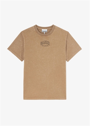 Future essentials washed effect tee Coco Mocha A1050158 Ganni 